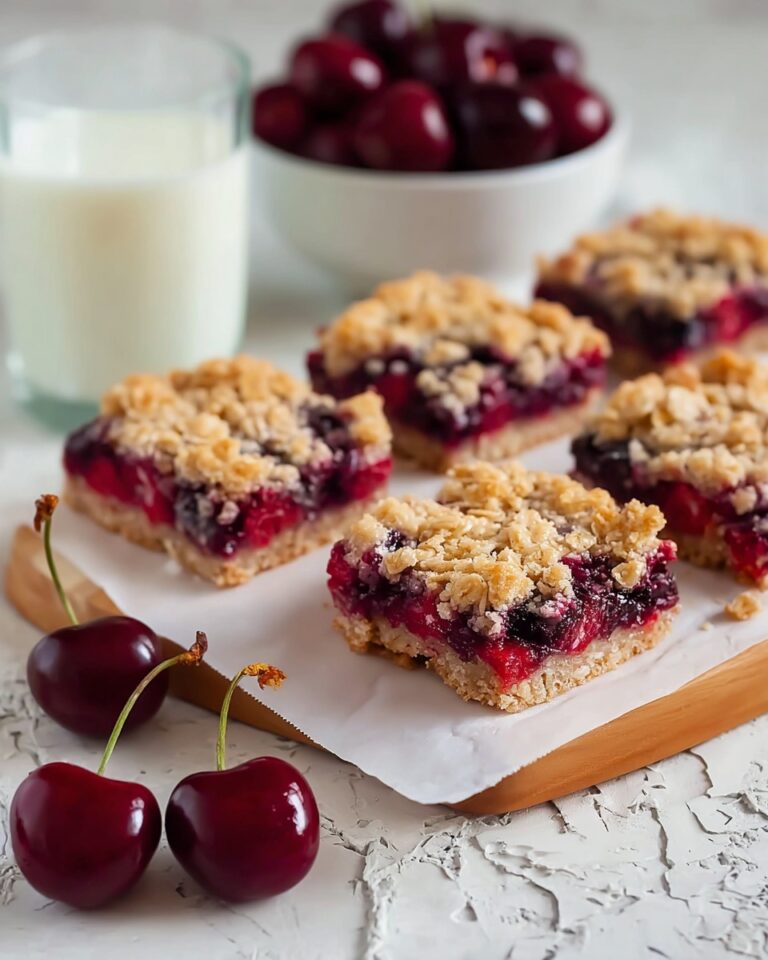 Cherry Crumble Bars Recipe