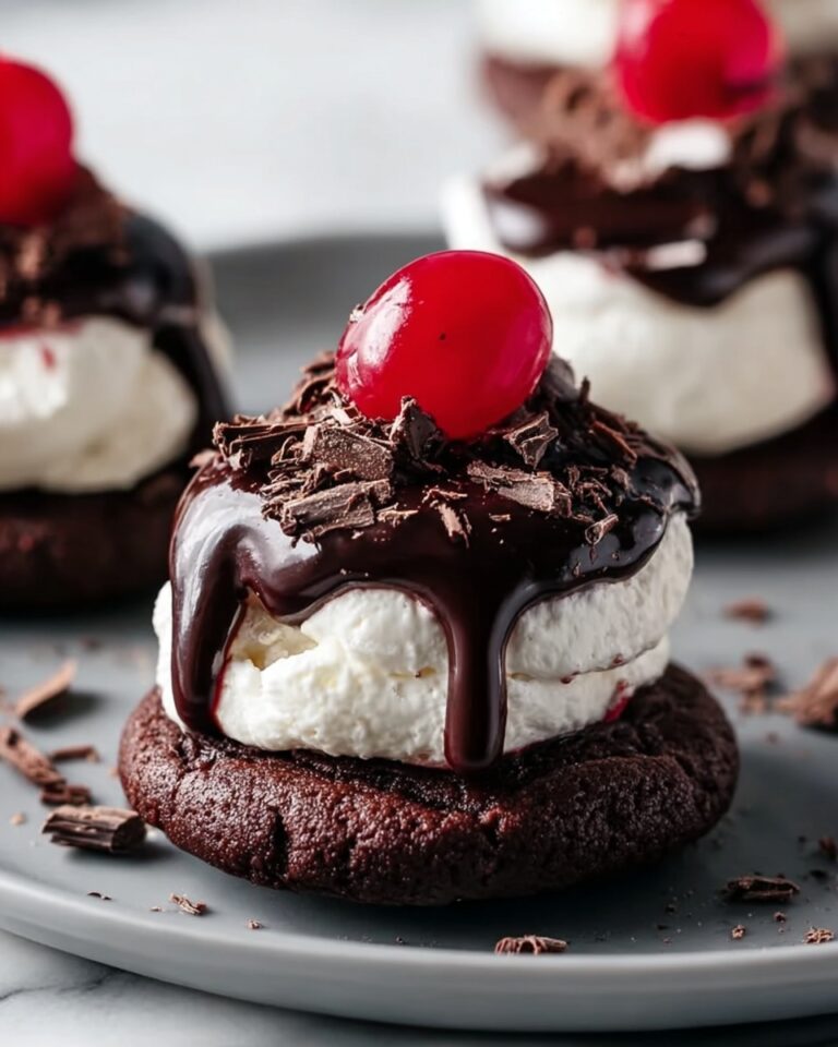 Black Forest Flourless Brownie Cookies Recipe