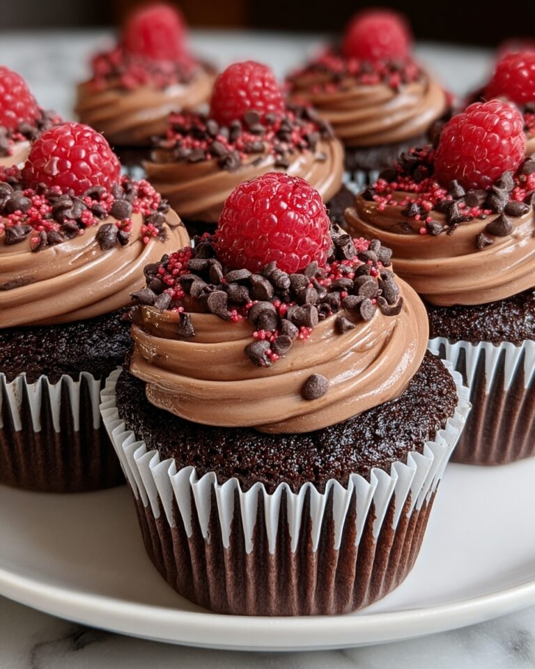 Decadent Raspberry Chocolate Lava Cupcakes Recipe