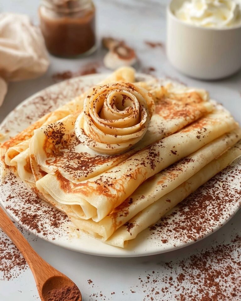 Cinnamon Roll Protein Crepes Recipe