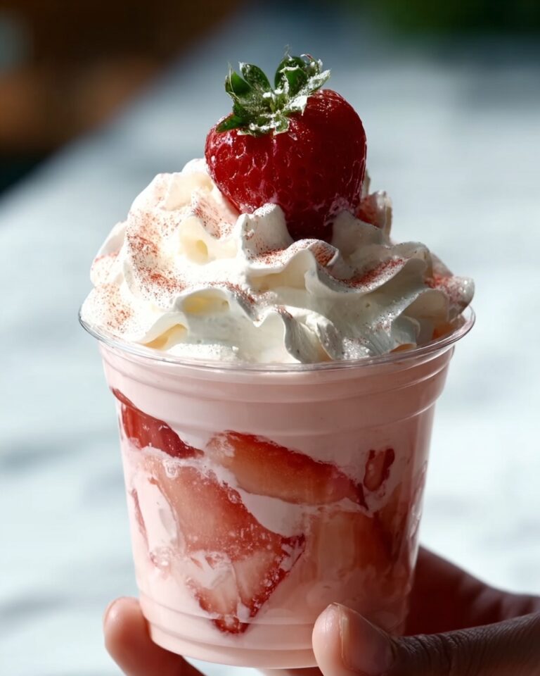 Strawberries & Cream Frappuccino Recipe