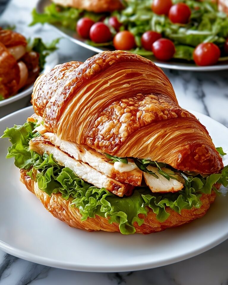 Chicken Caesar Croissant Sandwich Recipe