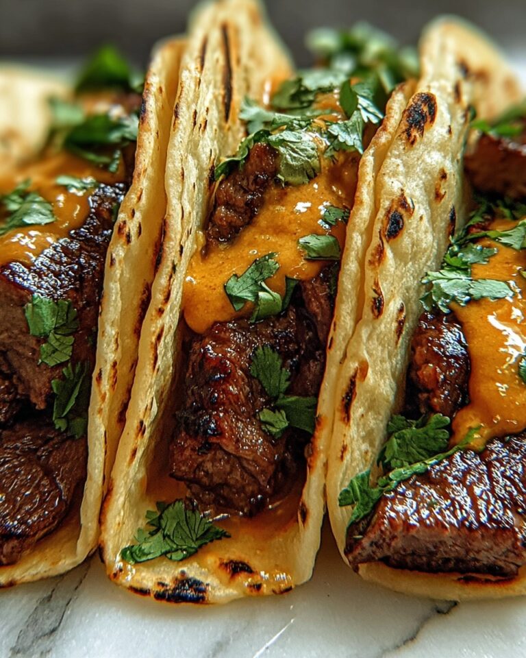 Garlic Butter BBQ Beef Tacos Recipe