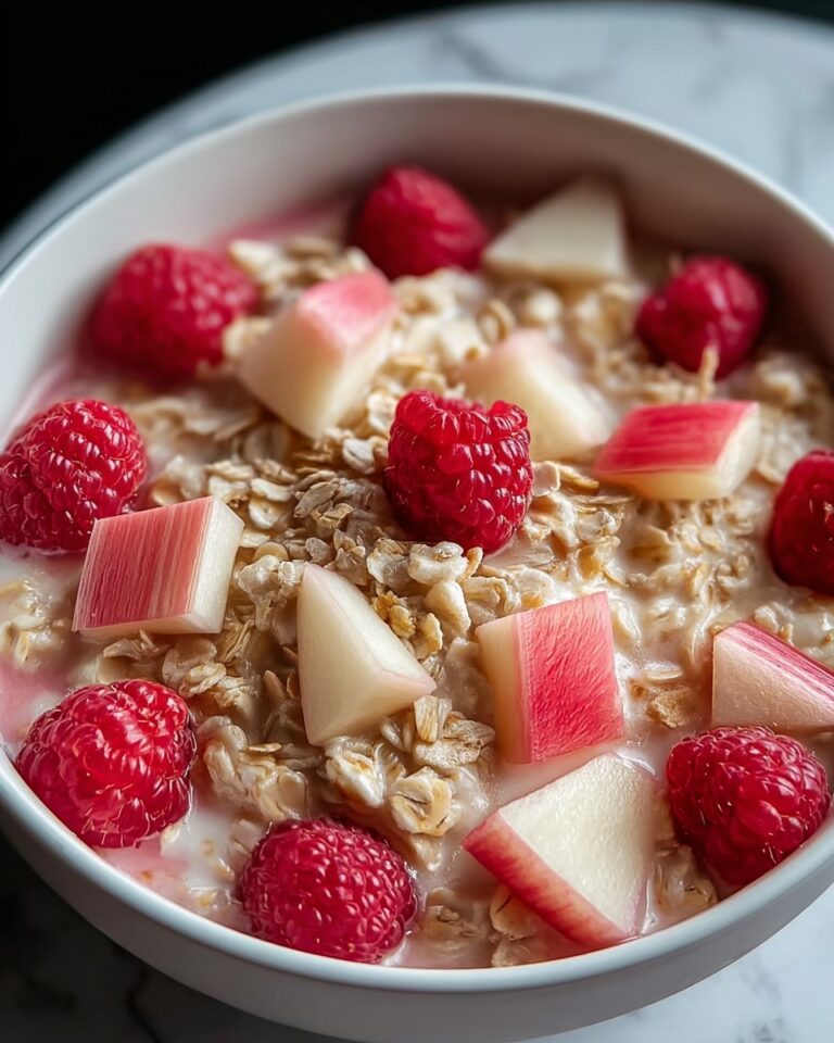 Sweet Maple Rhubarb Oatmeal Recipe