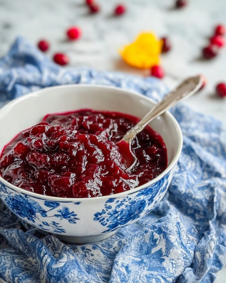 Bourbon Vanilla Cider Cranberry Sauce Recipe