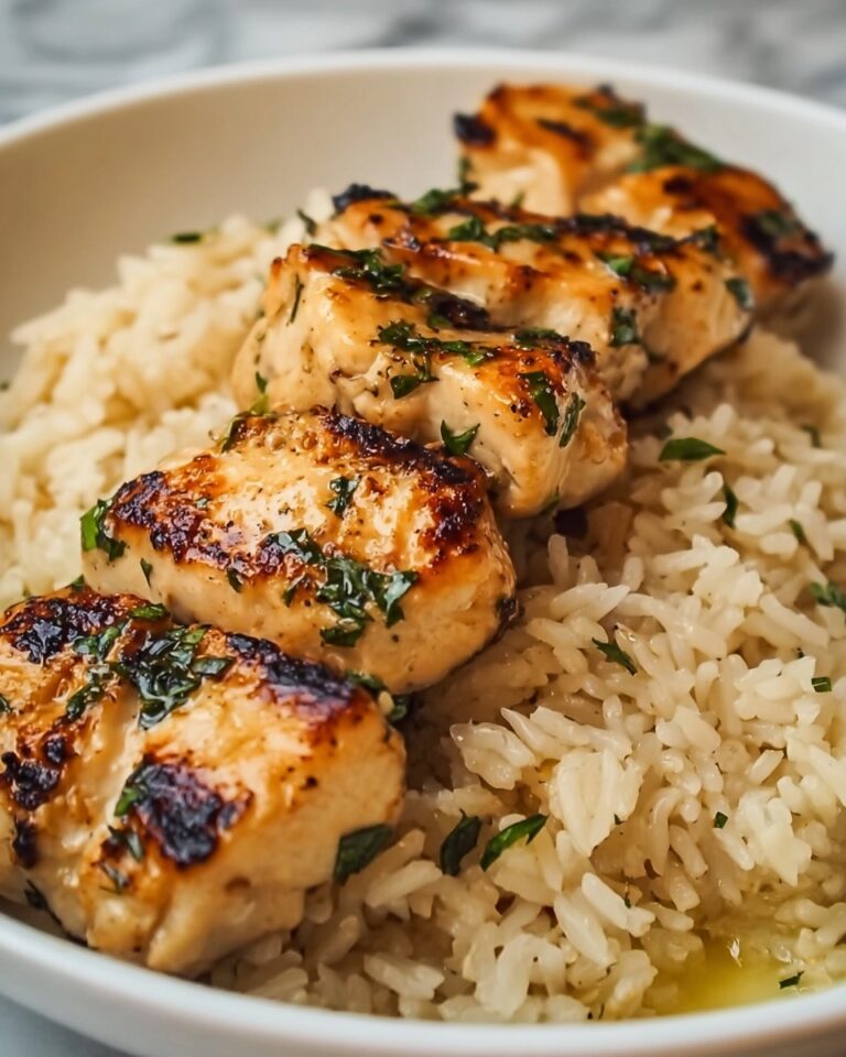 Chicken Scampi with Garlic Parmesan Rice Recipe