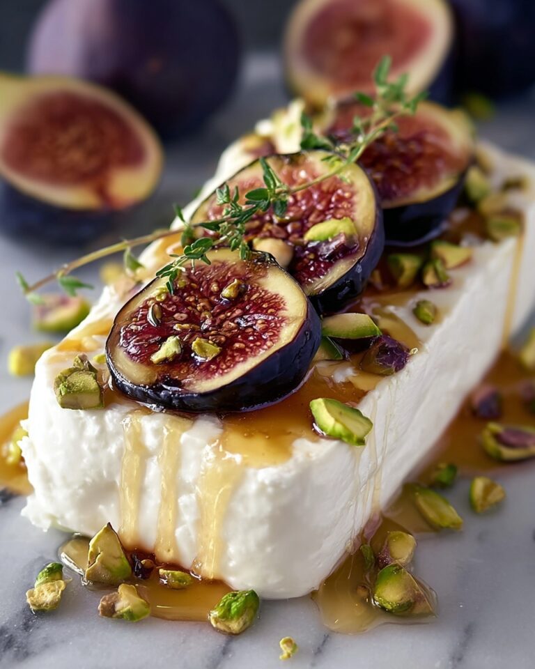Honey Fig Pistachio Goat Cheese Appetizer Recipe