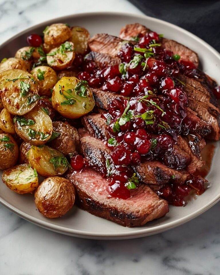 Cherry-Balsamic Sirloin Recipe