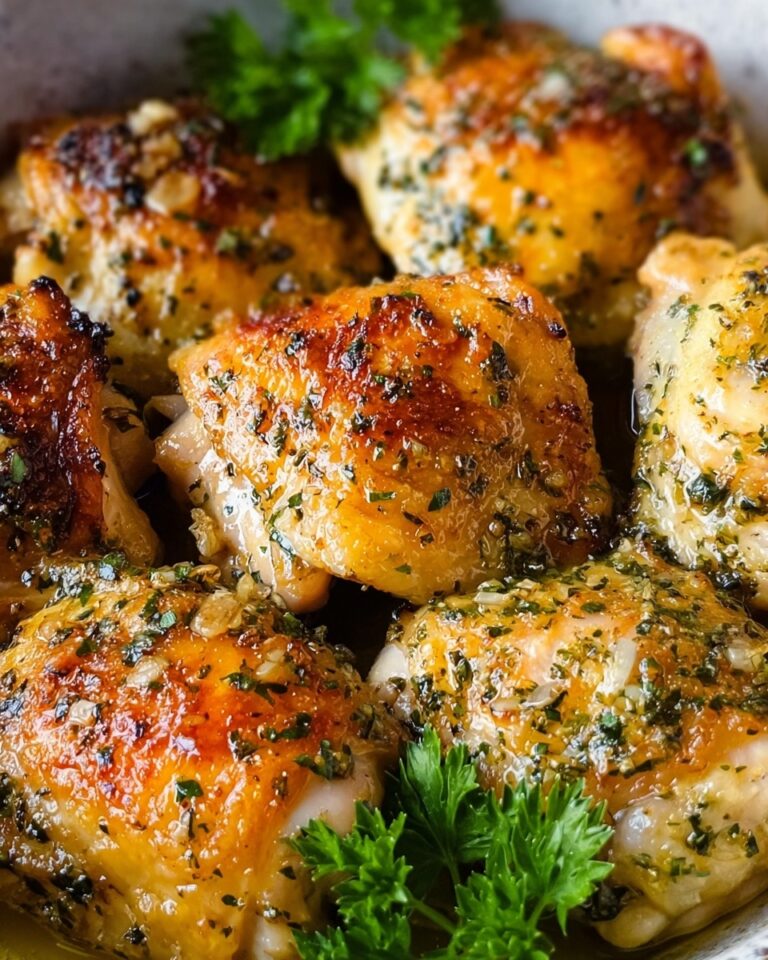 Garlic Chicken with Lemon and Parsley Recipe