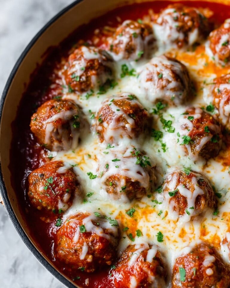 Meatballs Parmesan Casserole Recipe