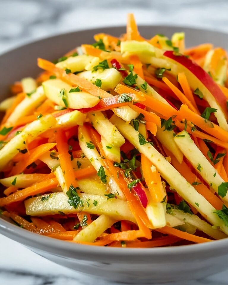 Crunchy Apple & Carrot Salad with Creamy Citrus Dressing Recipe