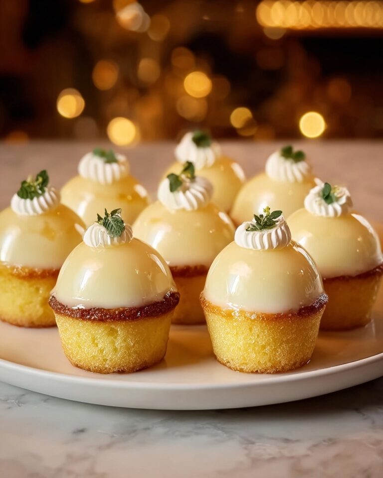Christmas Mini Lemon Pound Cake Bites Recipe