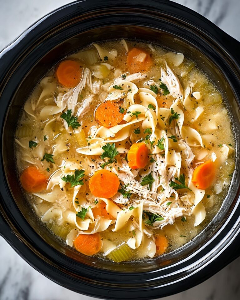 Crockpot Chicken Noodle Soup Recipe