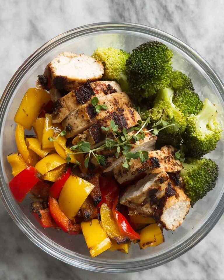 Grilled Chicken with Roasted Vegetable Bowl Recipe