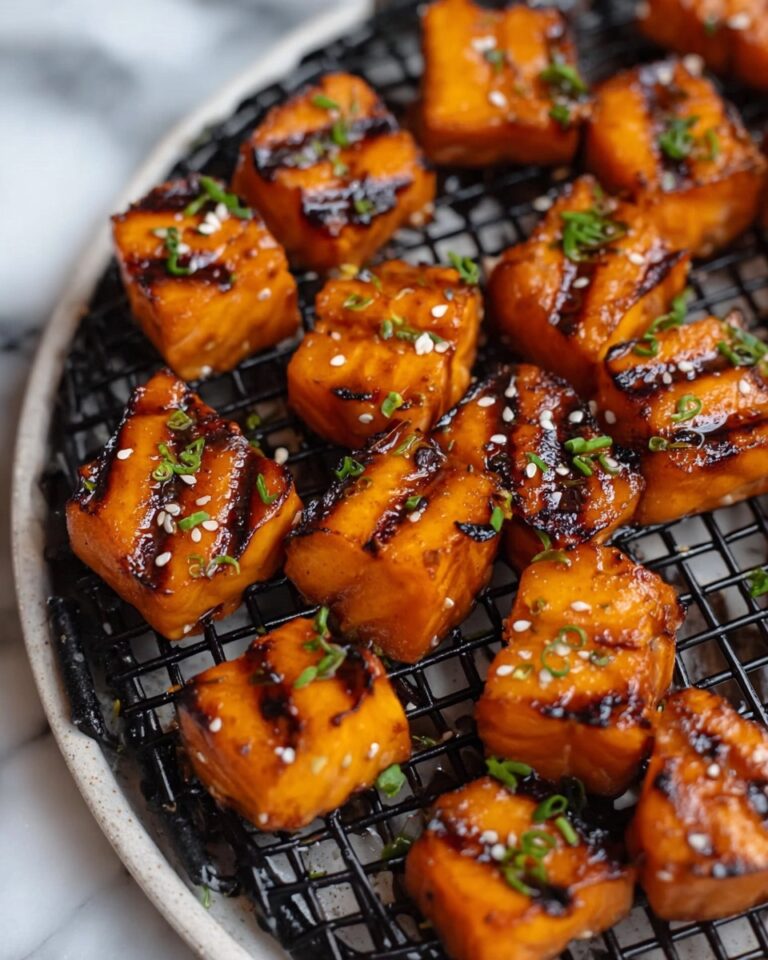 Air Fryer Honey Garlic Salmon Bites Recipe