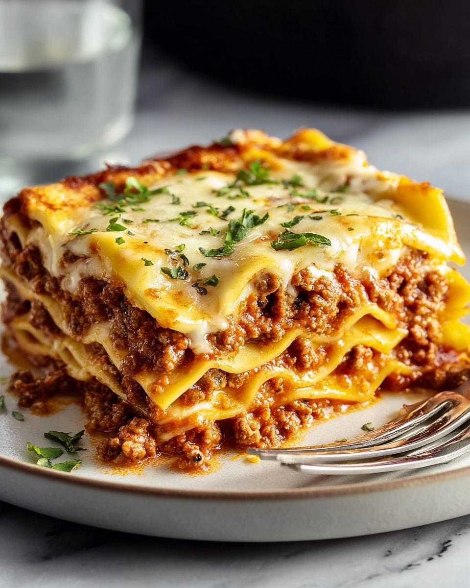 Classic Meat Lasagna Recipe - Recipe Image