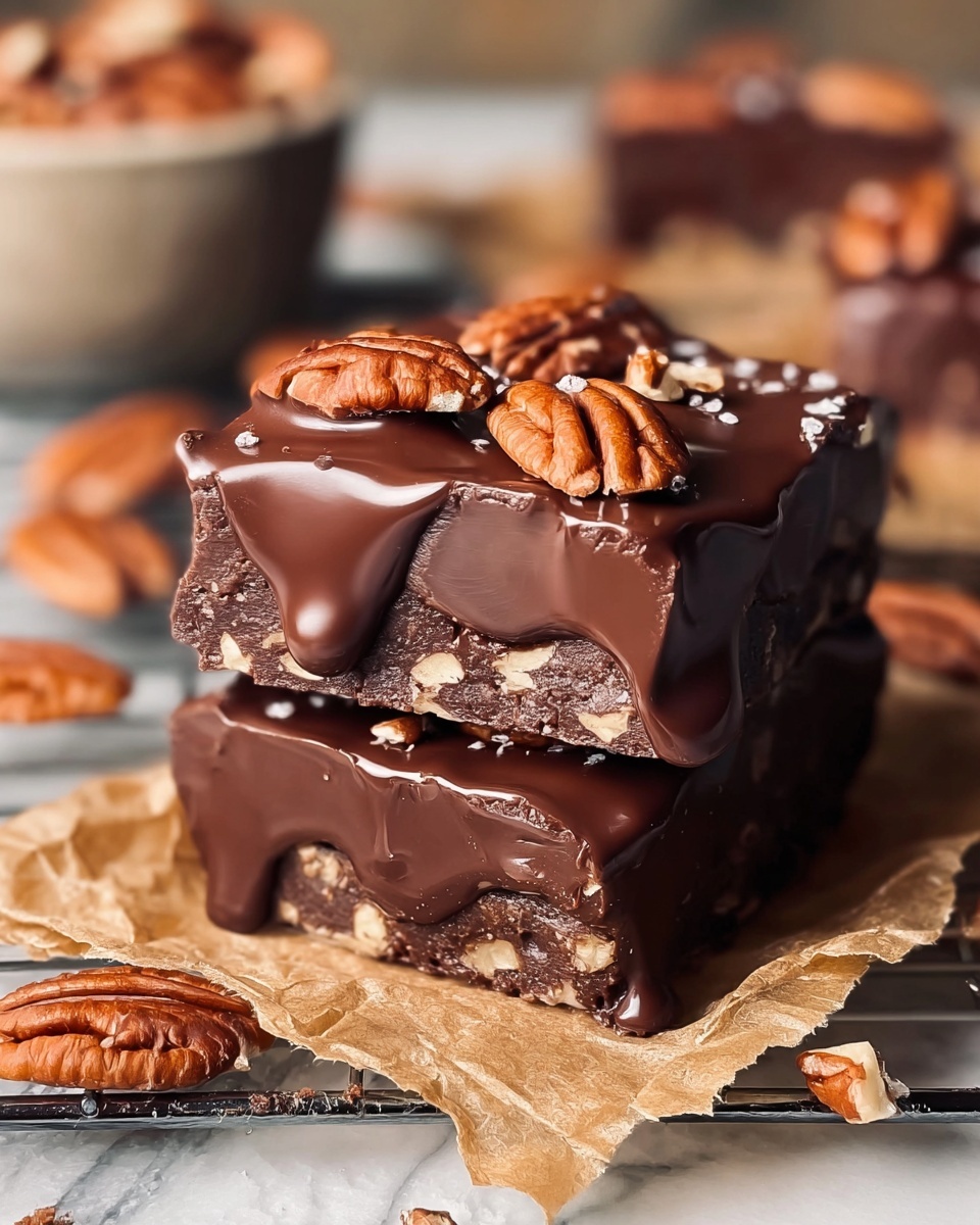 Chocolate Pecan Turtle Clusters Recipe - Recipe Image