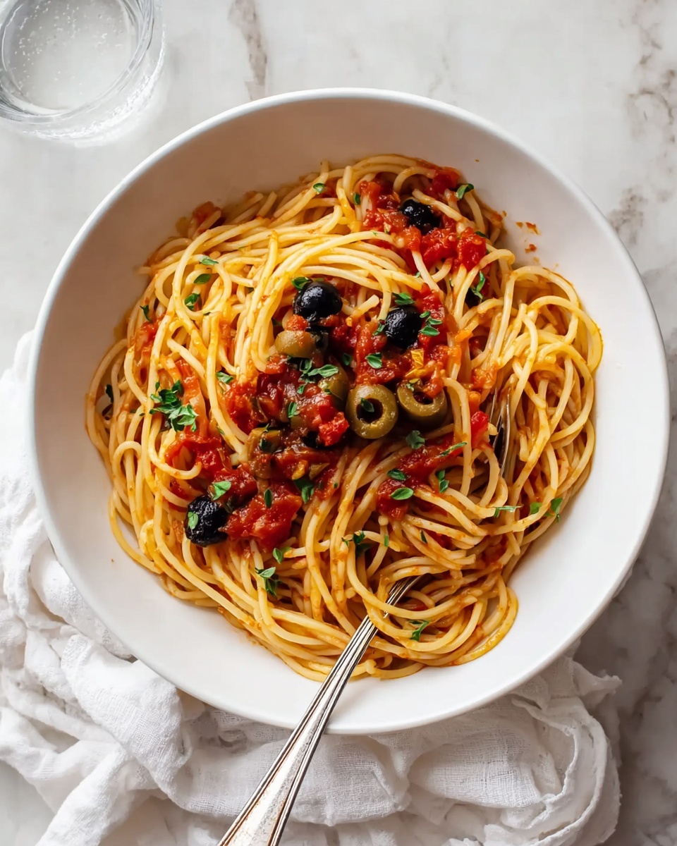 Pasta Puttanesca Recipe - Recipe Image