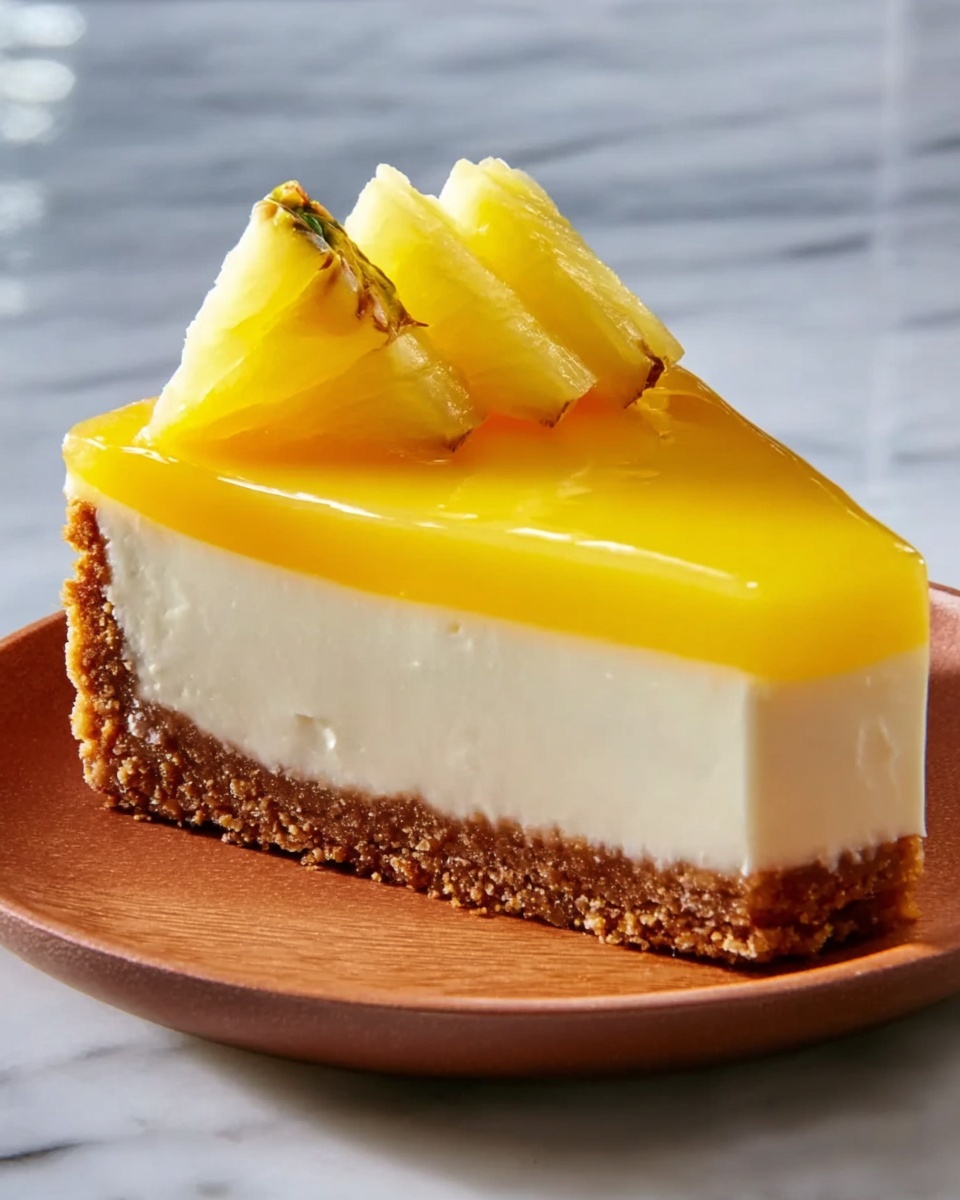 Cheesecake with Pineapple Mousse Recipe - Recipe Image