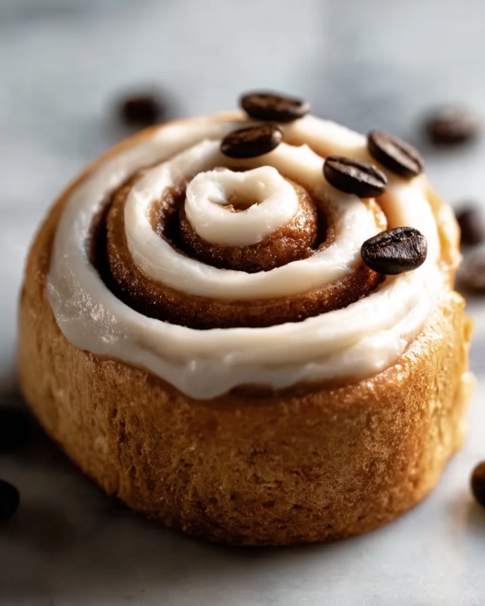 Coffee Cinnamon Rolls with Light Brown Coffee Frosting Recipe - Recipe Image