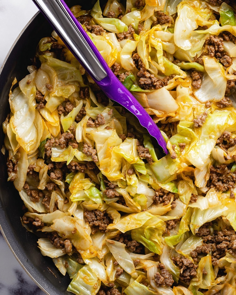 Ground Beef and Cabbage Skillet Recipe - Recipe Image