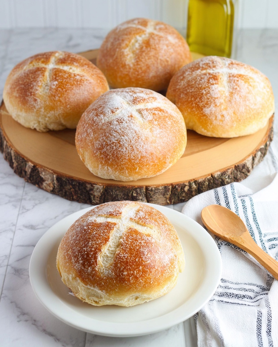 Homemade Bread Bowls Recipe - Recipe Image