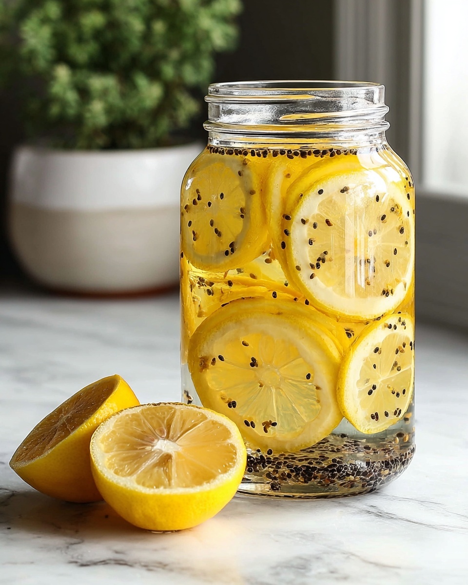Refreshing Lemon Chia Seed Water Recipe - Recipe Image