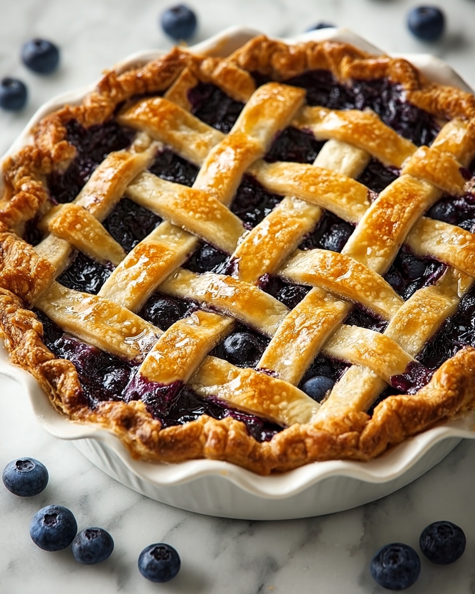 Perfect Homemade Blueberry Pie Recipe - Recipe Image