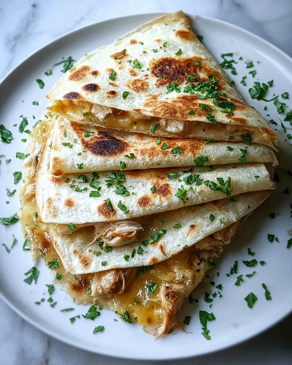 Simple Chipotle BBQ Chicken Quesadillas Recipe - Recipe Image