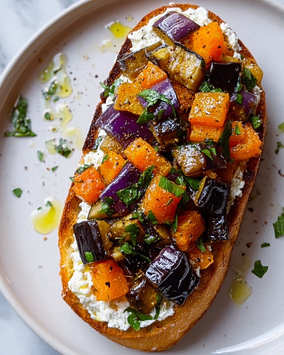 Simple Butternut Squash and Goat Cheese Bruschetta Recipe - Recipe Image