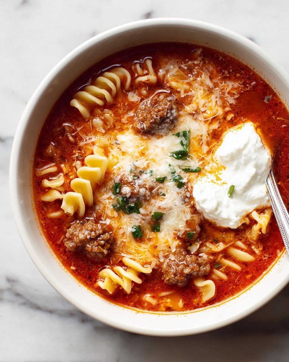 Easy Lasagna Soup Recipe - Recipe Image