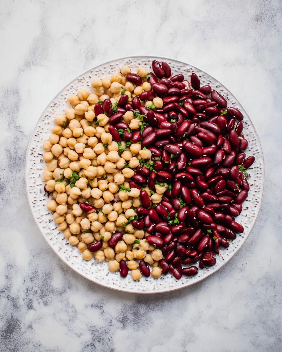 Kidney Bean and Chickpea Salad Recipe - Recipe Image