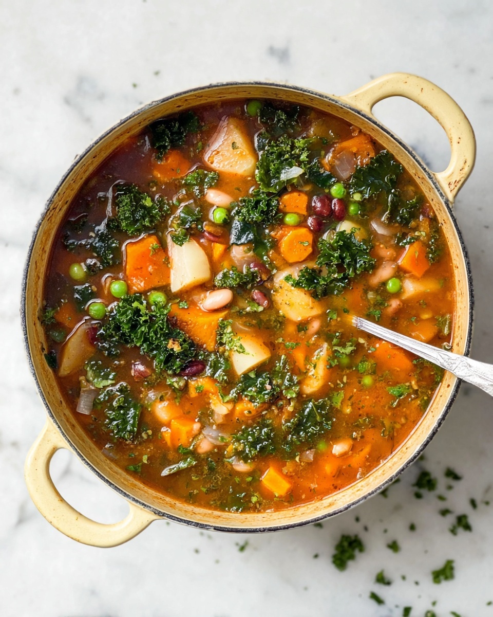 Easy Vegetable and Bean Soup Recipe - Recipe Image