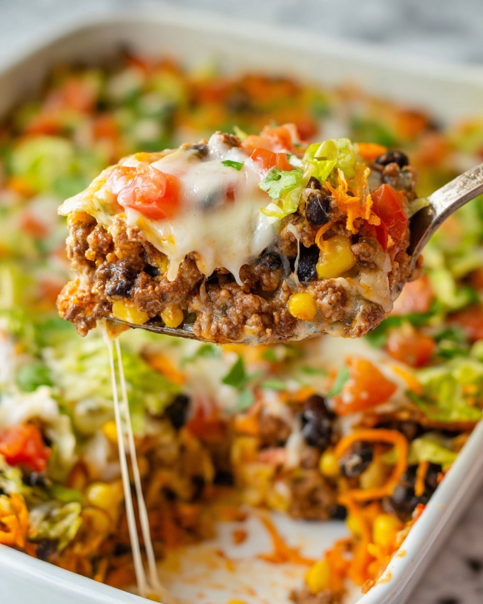 Easy Taco Casserole Recipe - Recipe Image