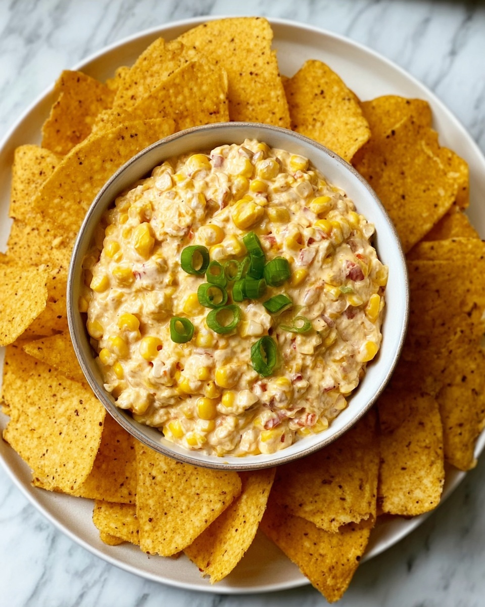 Super Easy Cream Cheese Corn Dip Recipe - Recipe Image
