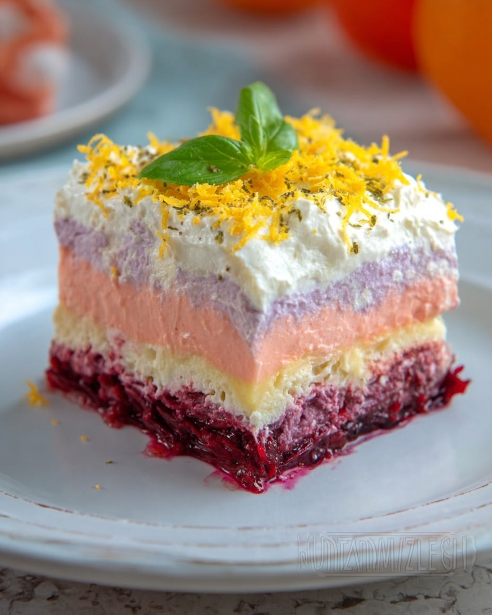 Shuba with Salmon: A Delicious Twist on Traditional Herring Salad Recipe - Recipe Image