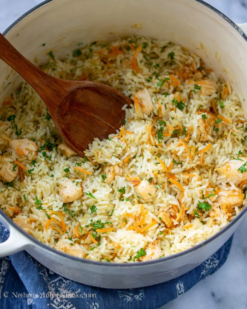 Creamy Chicken and Rice Skillet Recipe - Recipe Image