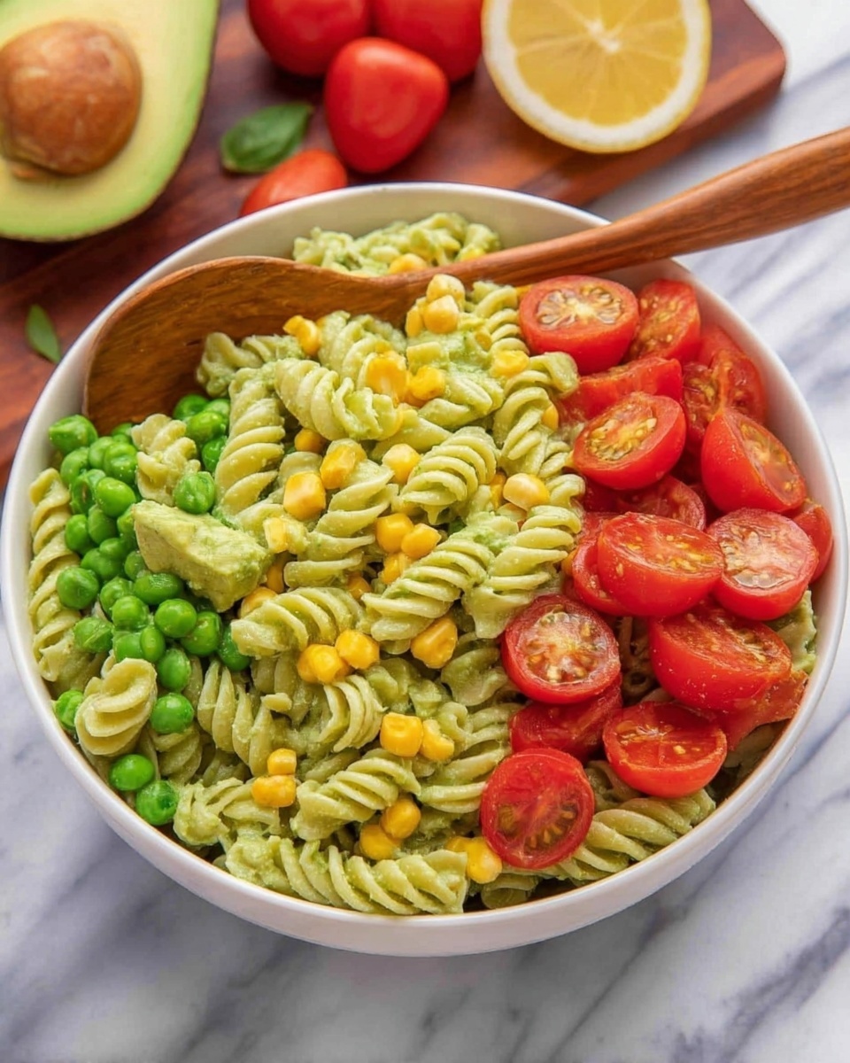 Creamy Avocado Pasta Salad Recipe - Recipe Image
