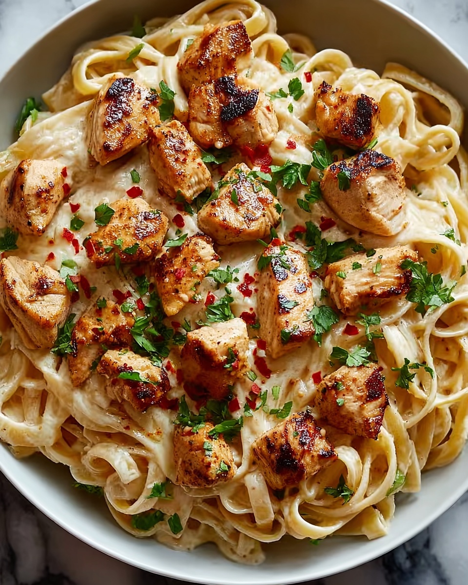Irresistible Cowboy Butter Chicken Linguine Recipe - Recipe Image