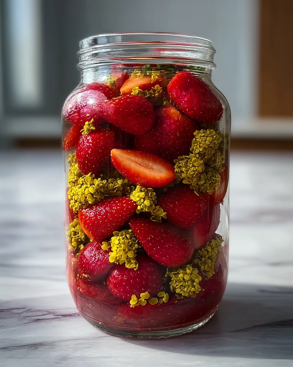 Refreshing Dubai Strawberry Cup Recipe - Recipe Image