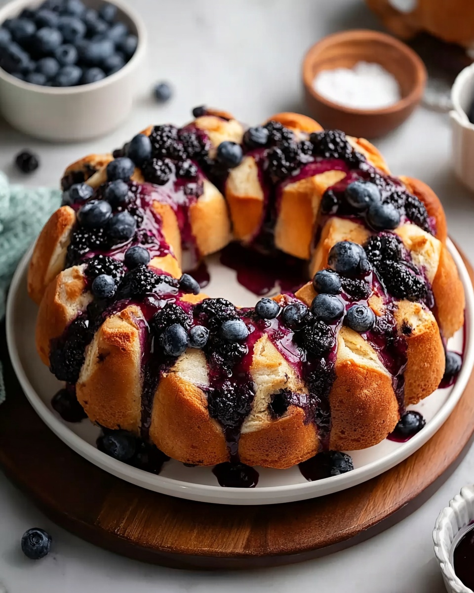 Mouthwatering Blueberry Monkey Bread Recipe - Recipe Image
