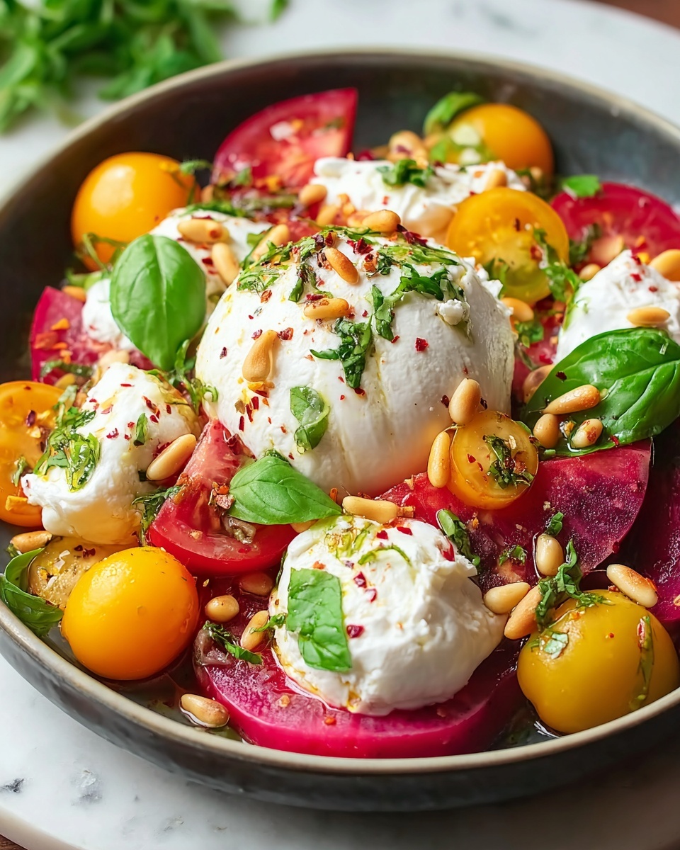 Refreshing Roasted Beet and Burrata Salad Recipe - Recipe Image