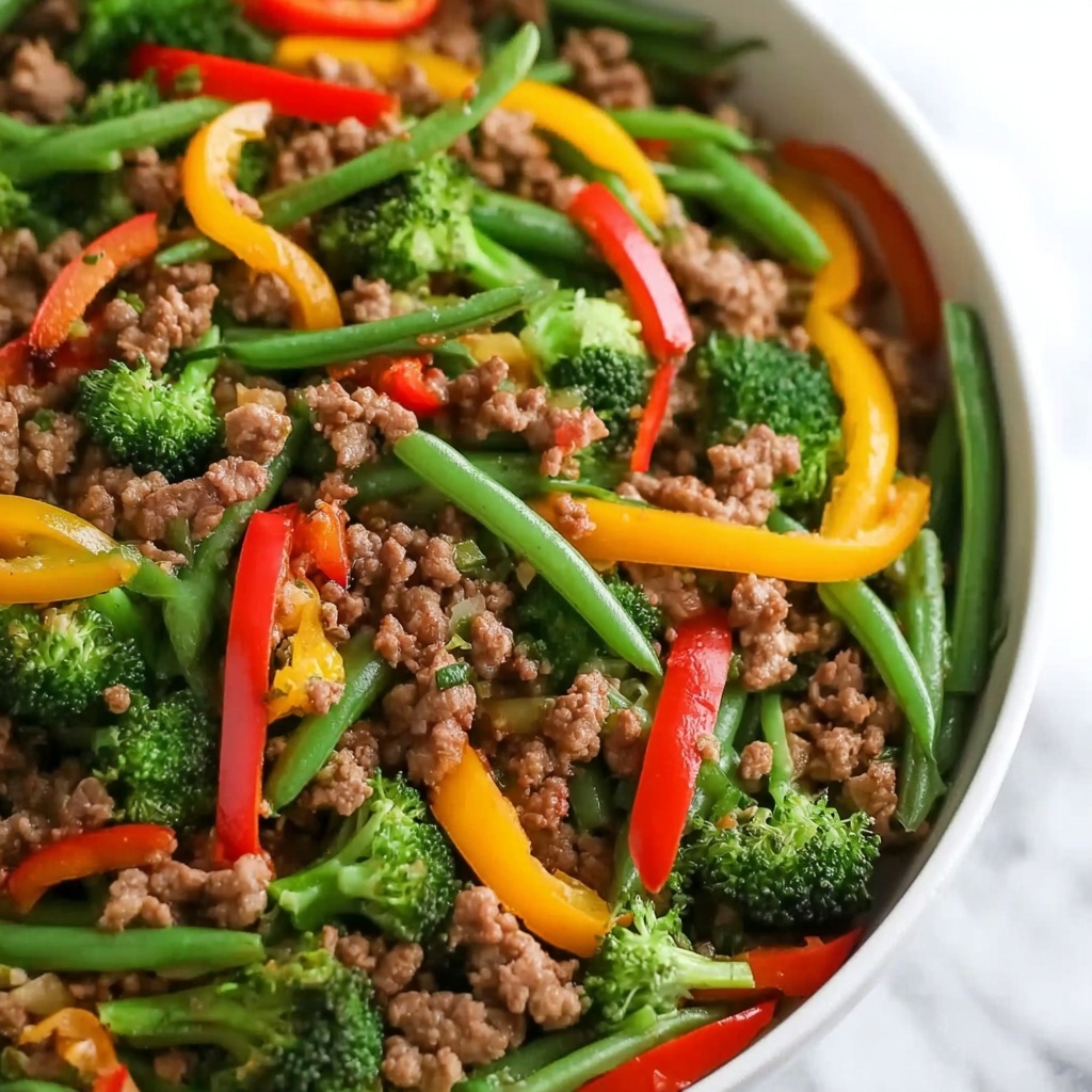 Ground Turkey Teriyaki Stir Fry Recipe - Recipe Image