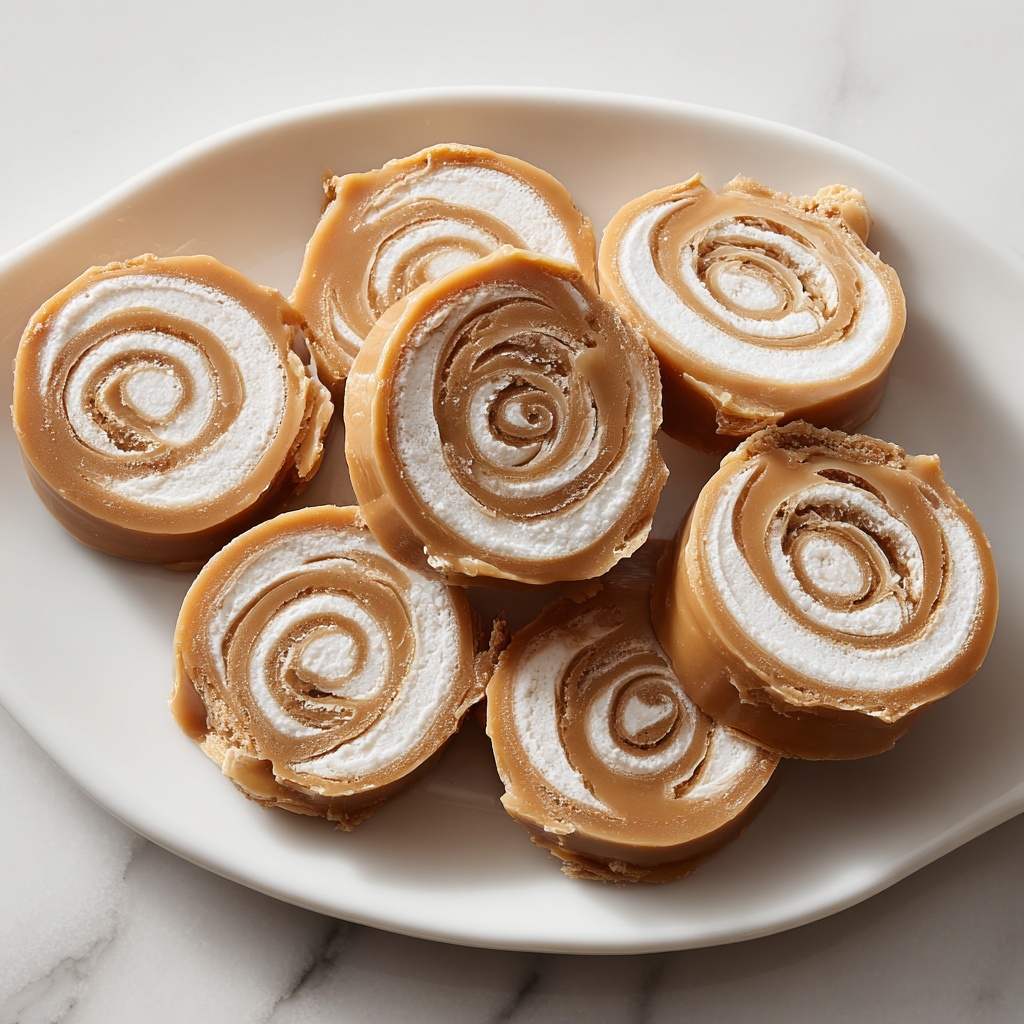 No-Bake Peanut Butter Pinwheels (Old-Fashioned Potato Candy Style) Recipe - Recipe Image