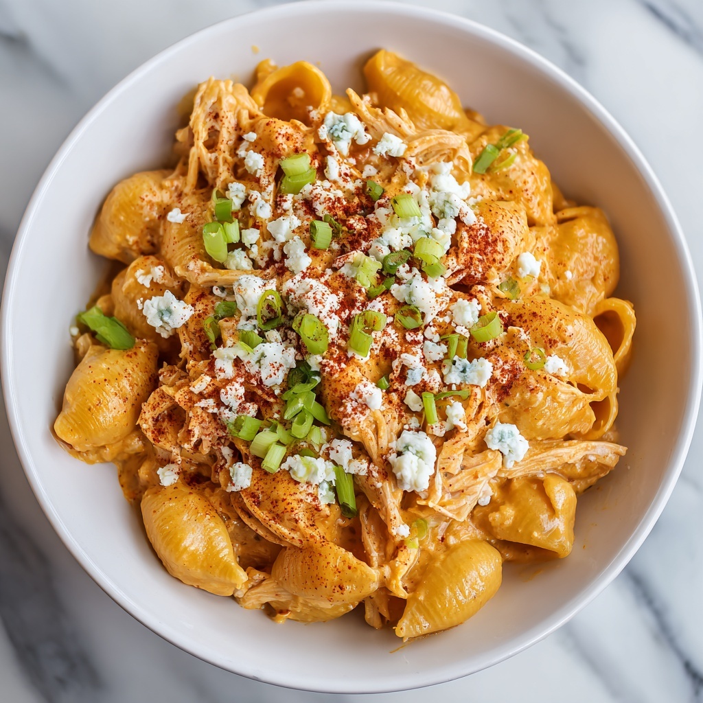 Buffalo Chicken Mac & Cheese (Meal Prep Friendly) Recipe - Recipe Image