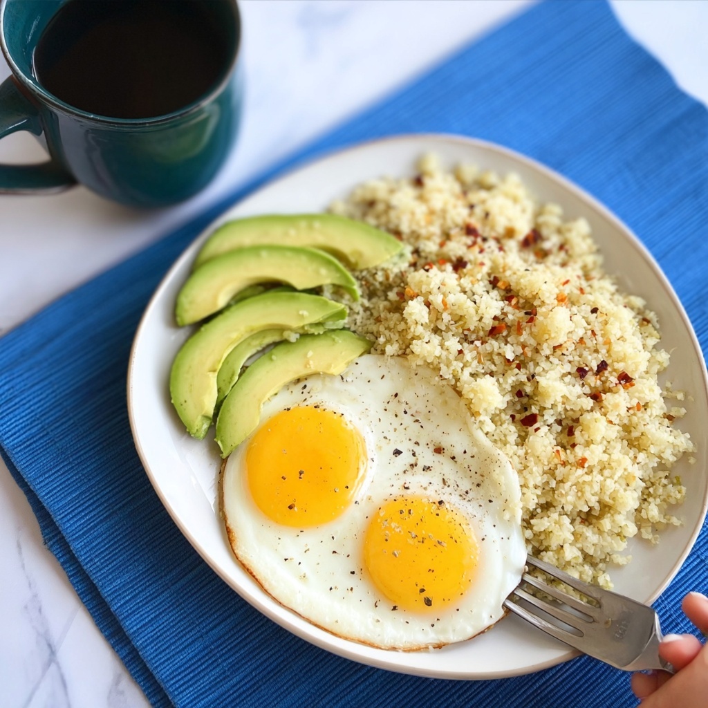Breakfast Eggs with Cauliflower Rice Recipe - Recipe Image