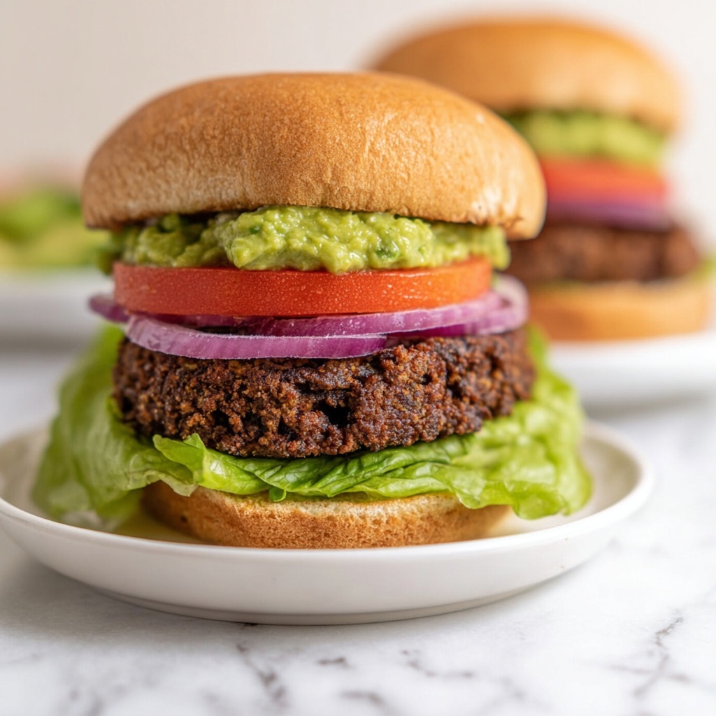 Grilled Black Bean Burgers Recipe - Recipe Image