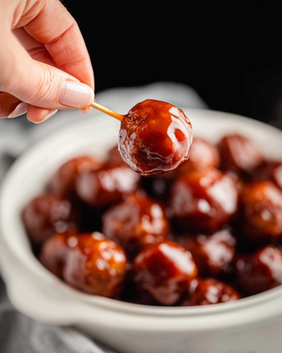 Grape Jelly Meatballs Recipe - Recipe Image
