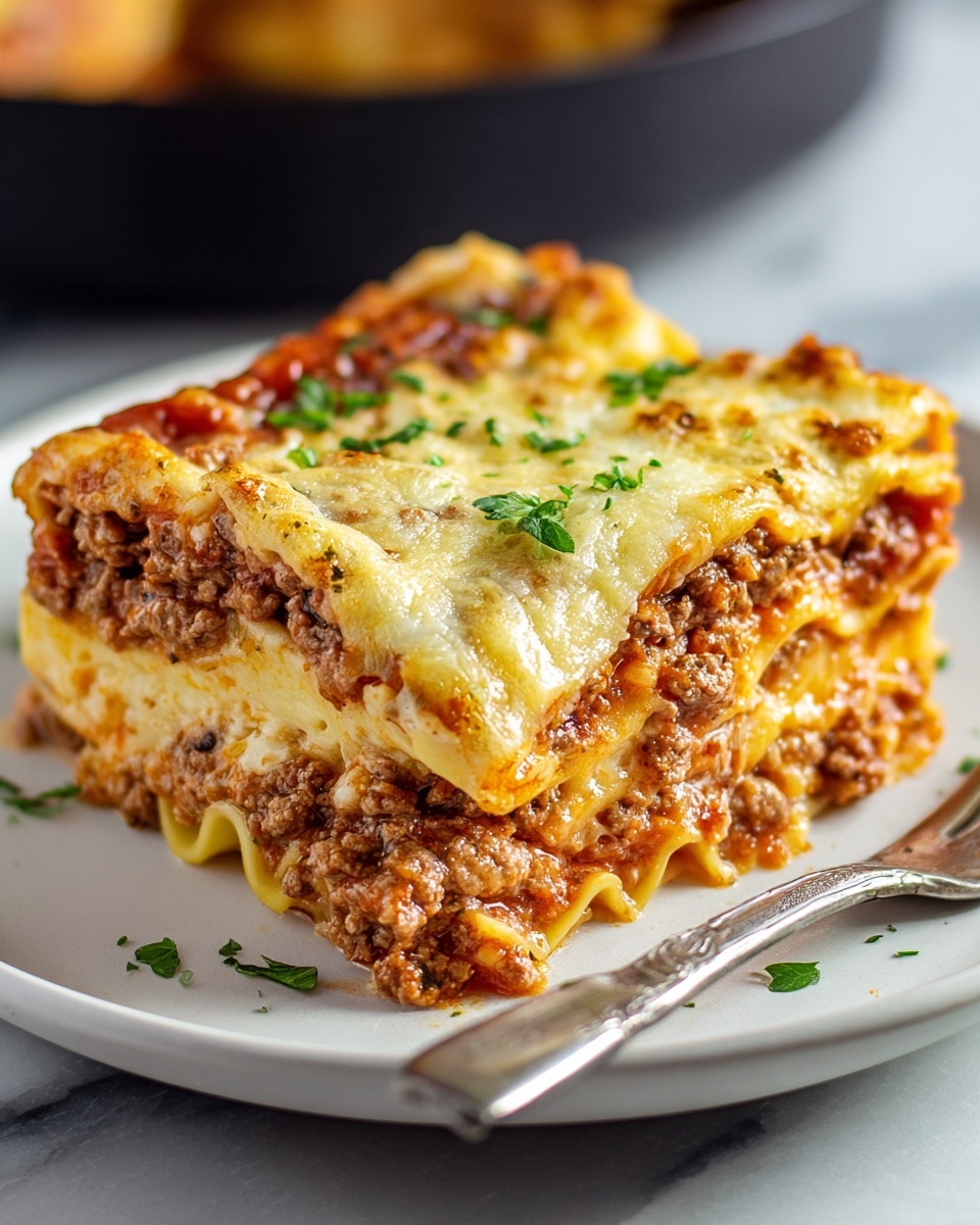 Classic Meat Lasagna Recipe - Recipe Image