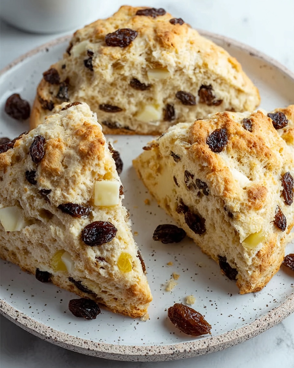 Apple Cinnamon Raisin Scones Recipe - Recipe Image